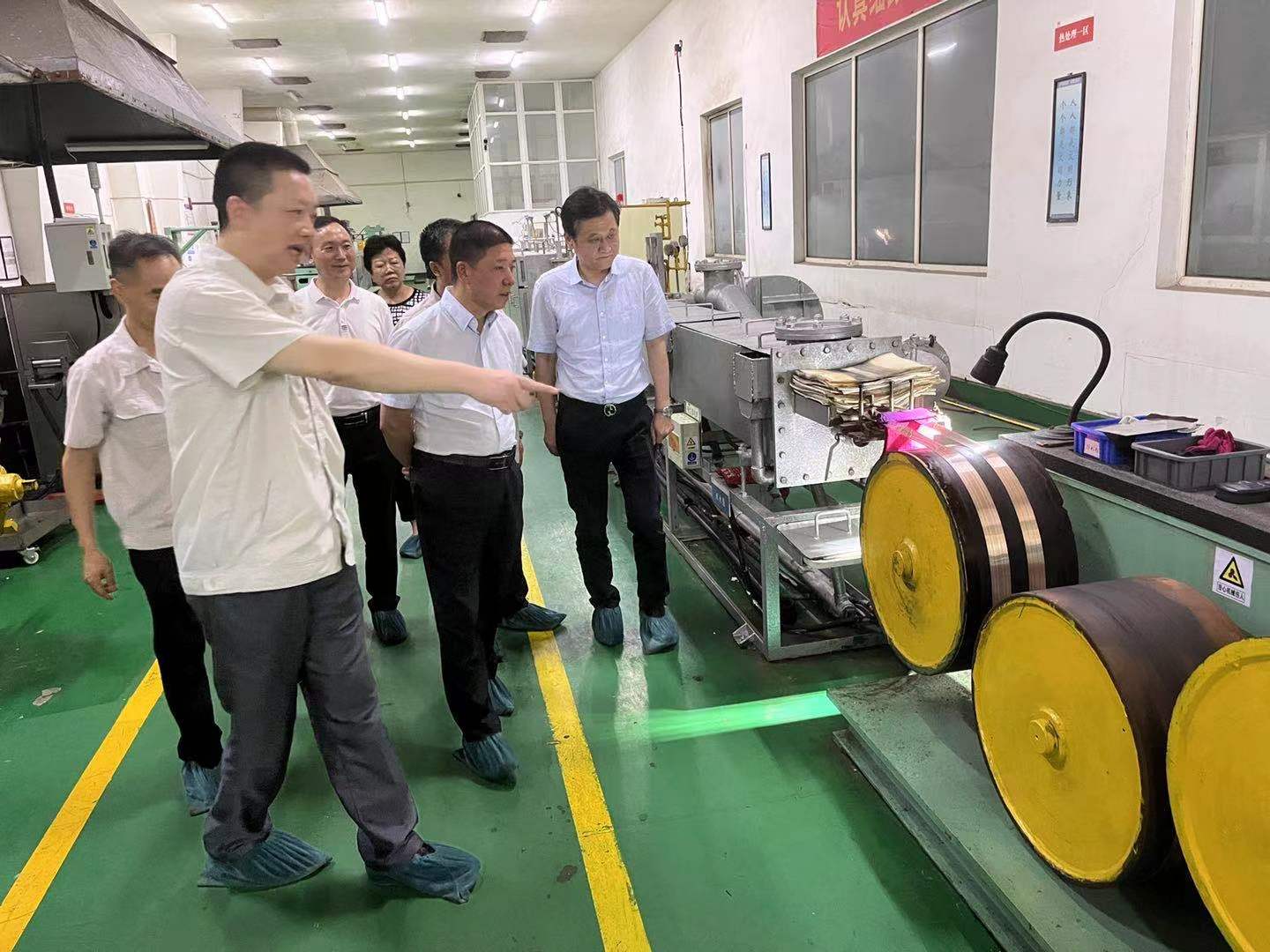 1659670790575980.jpg 田董帶隊(duì)檢查金材分公司.jpg